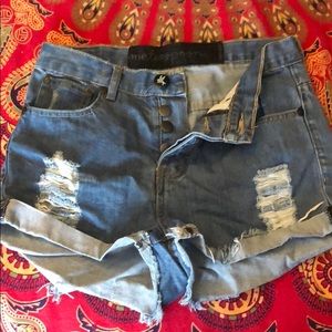 One teaspoon high waisted denim shorts
